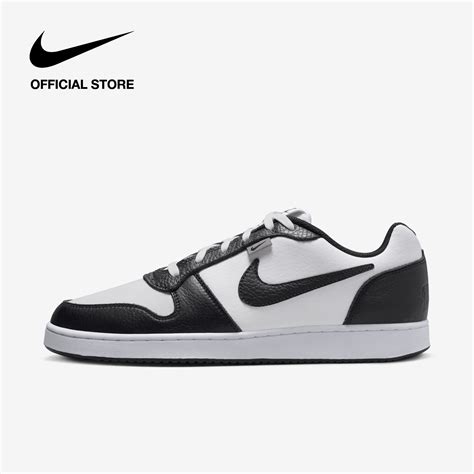 nike sneaker schwarz weiß ebernon velourleder|nike ebernon low white cement.